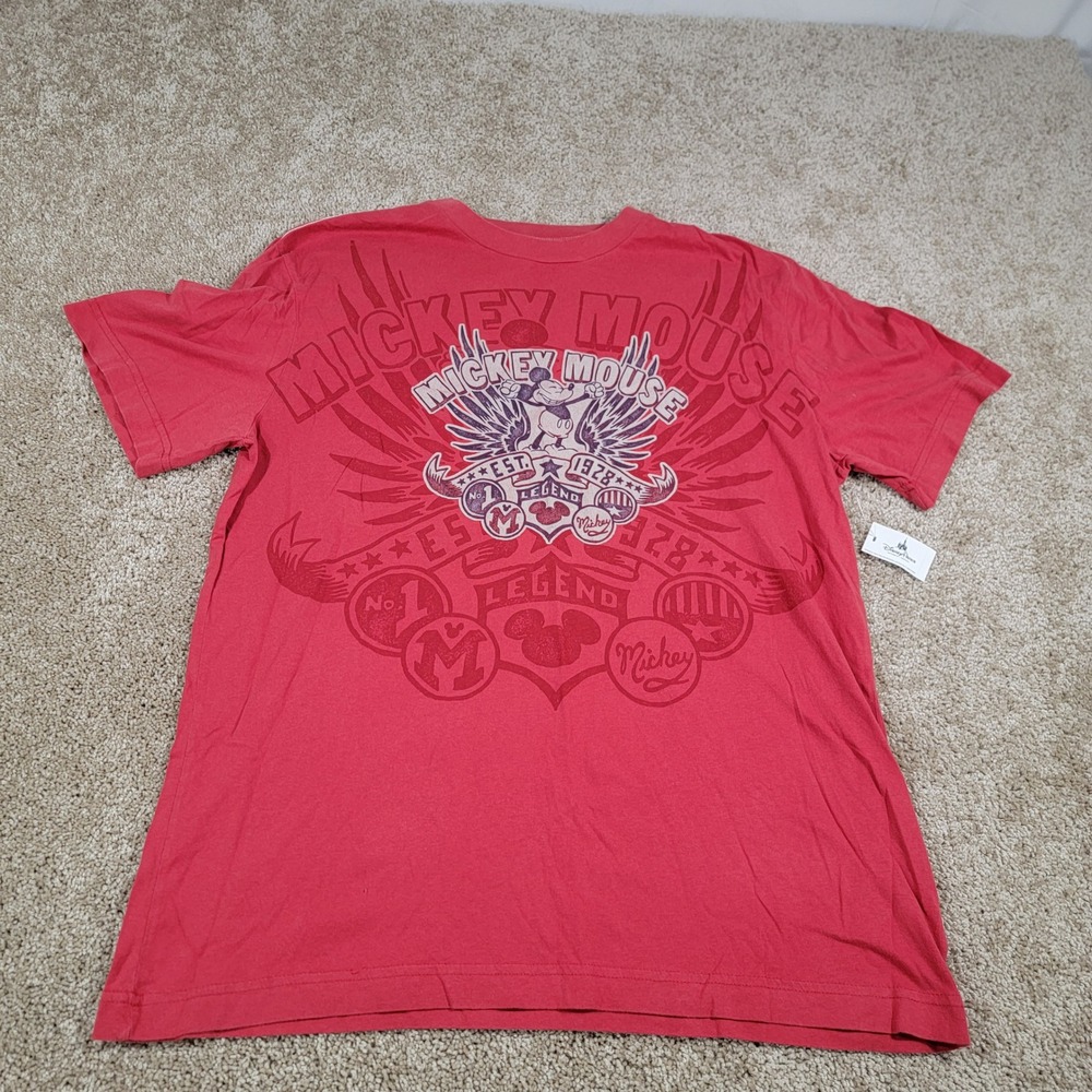 Disney Parks Mickey‎ Mouse Legend Graphic Tee Shirt Mens Size Large